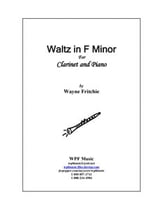 Waltz in F Minor Clarinet and Piano P.O.D. cover